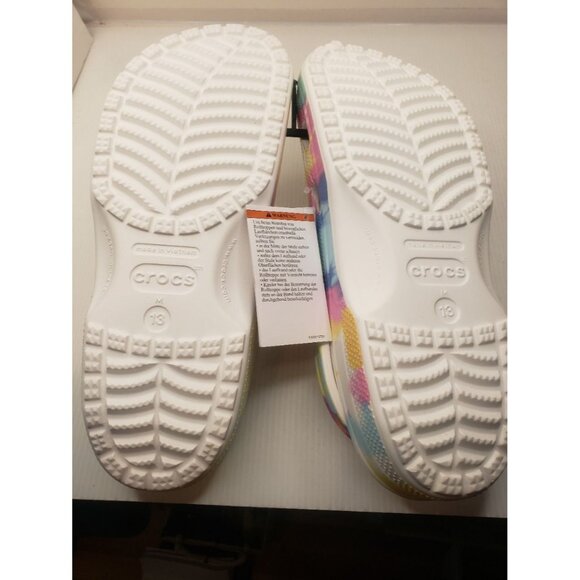 Crocs Classic Solar Tie Dye Clogs Men's Size 13 NEW - Picture 7 of 7